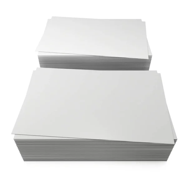 Stack of blank business cards. — Stock Photo, Image