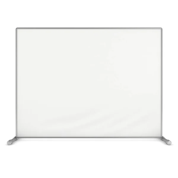 Billet press wall with blank banner. — Stock Photo, Image