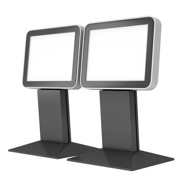 Messestand lcd screen stand. — Stockfoto