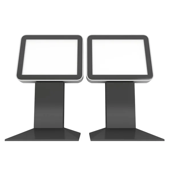 Messestand lcd screen stand. — Stockfoto