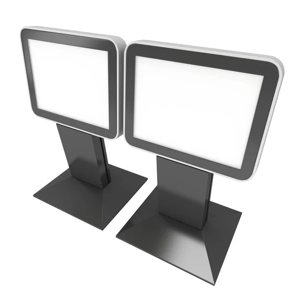 Stand dello schermo LCD per stand fieristici . — Foto Stock