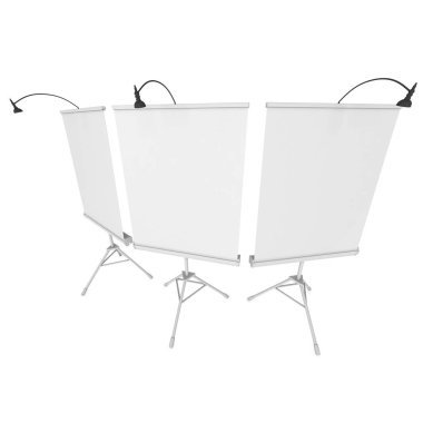 Expo Banner Stand boş olarak topla Tripod üzerinde