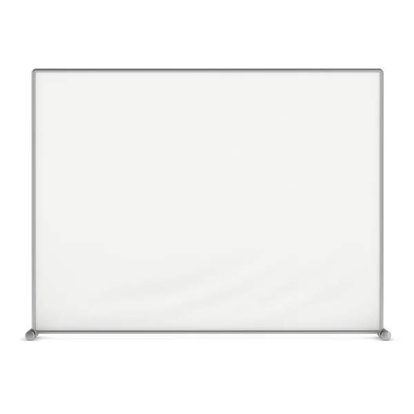 Billet parete stampa con banner in bianco . — Foto Stock