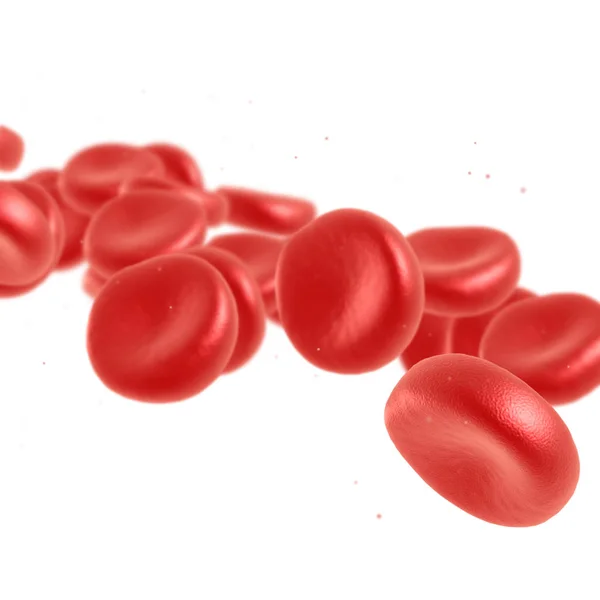 Red blood cell flowing — Stock Photo, Image