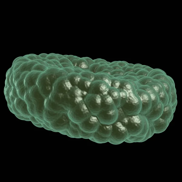 緑の病気血液細胞 — ストック写真