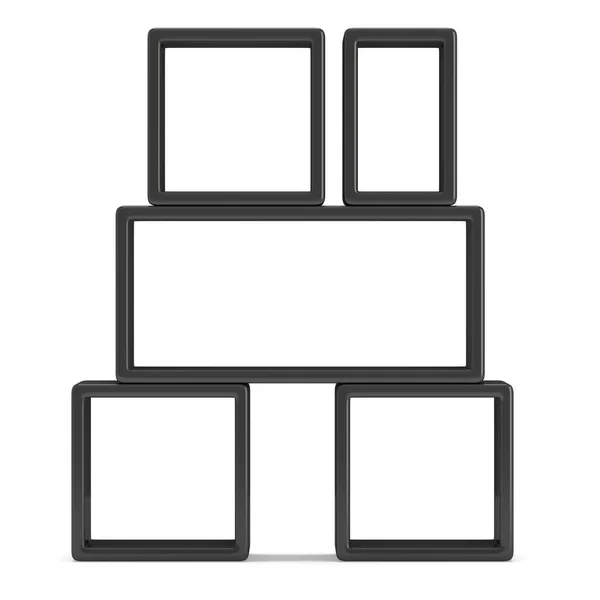 Product display boxes 3D. — Stock Photo, Image