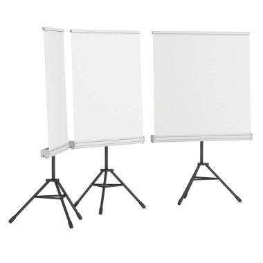 Expo Banner Stand boş olarak topla Tripod üzerinde