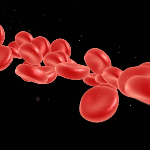 Glóbulos rojos que fluyen —  Fotos de Stock
