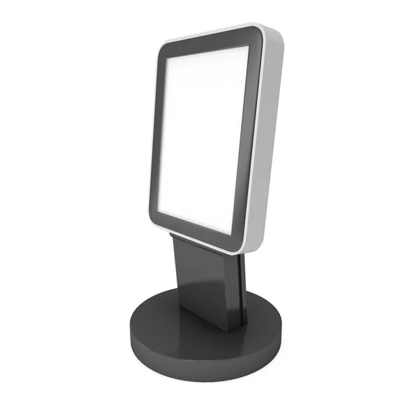 Trade show booth LCD screen stand. — Stock Photo, Image