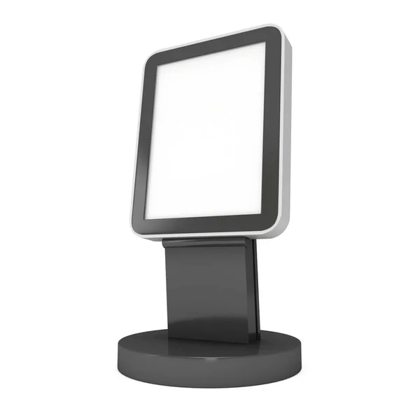 Trade show booth LCD screen stand. — Stock Photo, Image