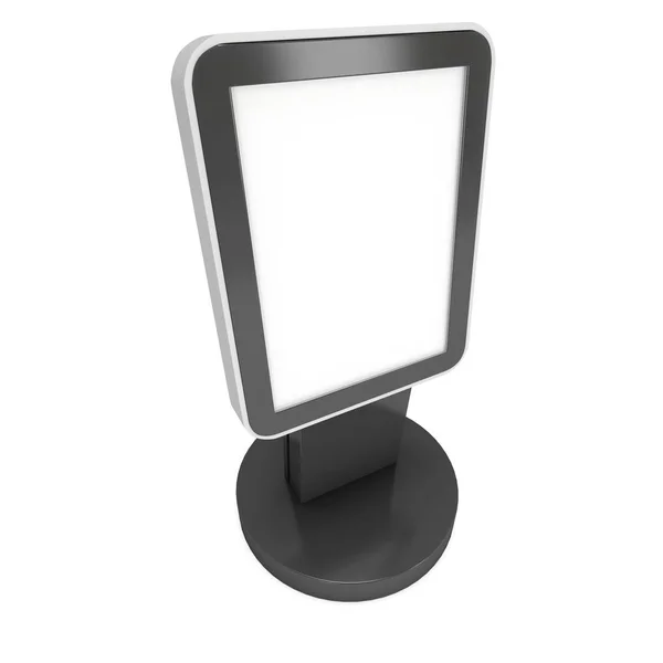 Trade show booth LCD screen stand. — Stock Photo, Image