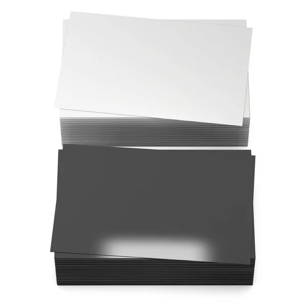 Stack of blank business cards. — Stock Photo, Image