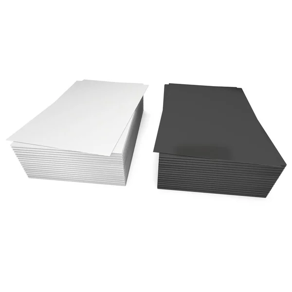 Stack of blank business cards. — Stock Photo, Image