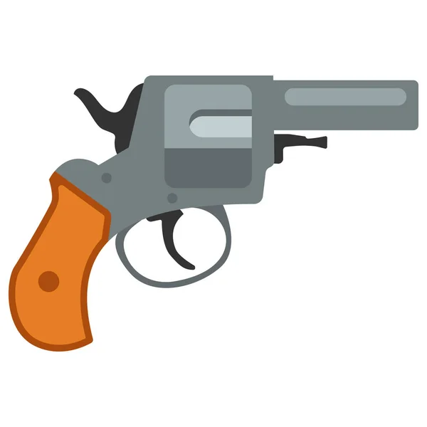 Pistol handgun security and military weapon — Stock Vector