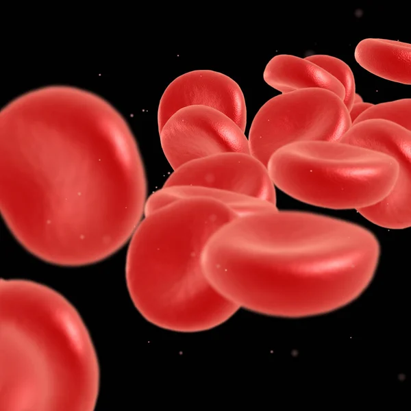 赤血球の流れ — ストック写真