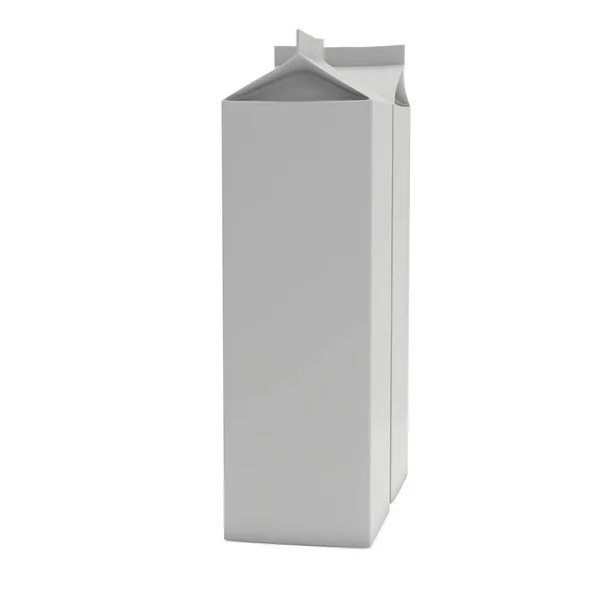 Milk or juice box 3d — Stock Photo, Image