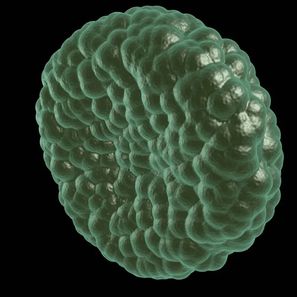 Yeşil hastalık kan hücresi — Stok fotoğraf