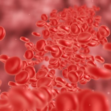 Kırmızı kan hücre akan