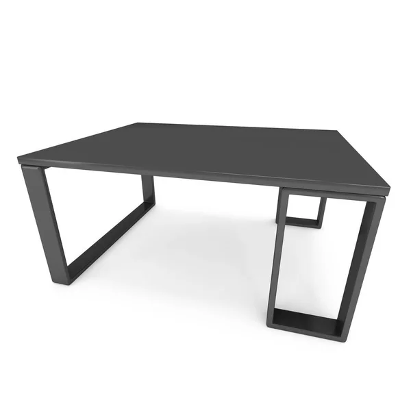 Black Table 3D — Stock Photo, Image