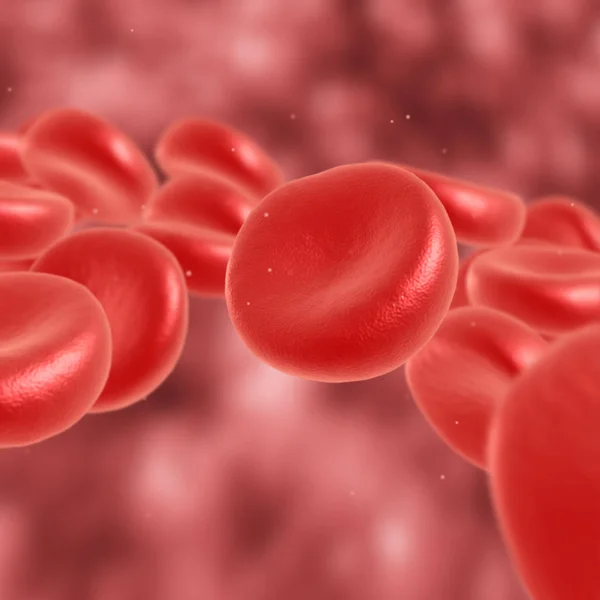 赤血球の流れ — ストック写真