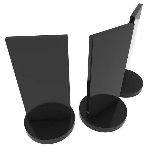 Trade show booth LCD screen stand — Stock Photo, Image