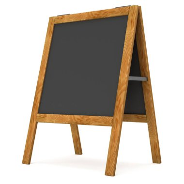 Sandviç kurulu. Siyah menü açık görüntü kırpma yoluyla