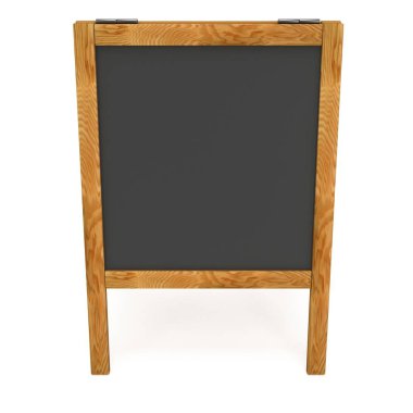 Sandviç kurulu. Siyah menü açık görüntü kırpma yoluyla