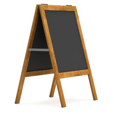 Sandviç kurulu. Siyah menü açık görüntü kırpma yoluyla