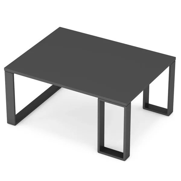 Чорний таблиці 3d — стокове фото