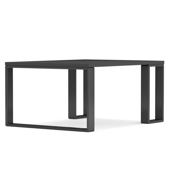 Schwarzer Tisch 3d — Stockfoto