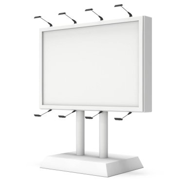 Billboard açık hava reklam afiş için boş.