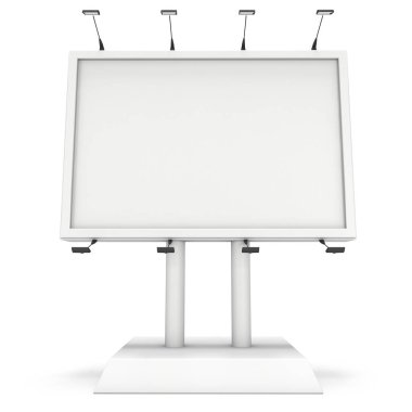 Billboard açık hava reklam afiş için boş.