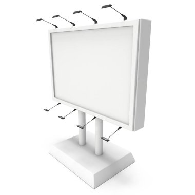 Billboard açık hava reklam afiş için boş.