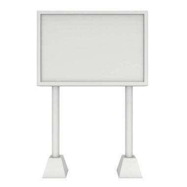 Billboard açık hava reklam afiş için boş.