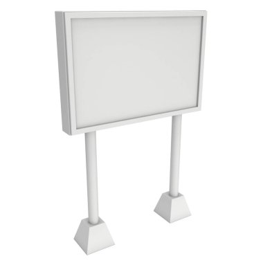 Billboard açık hava reklam afiş için boş.