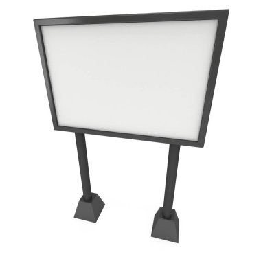 Billboard açık hava reklam afiş için siyah.