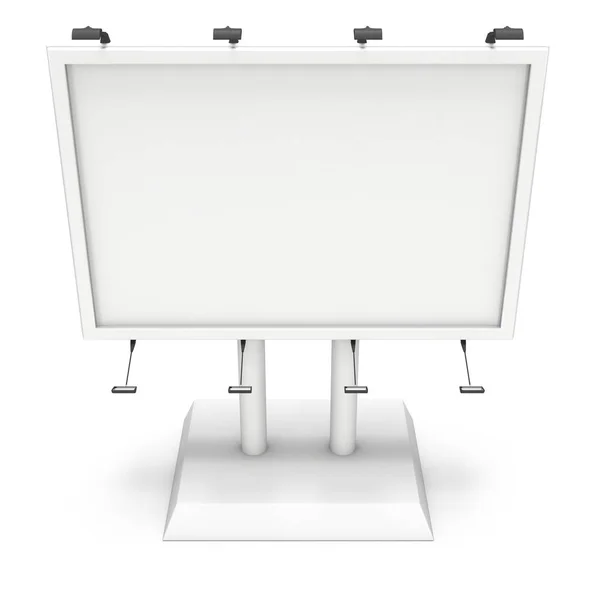 Billboard em branco para cartaz de publicidade ao ar livre . — Fotografia de Stock