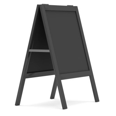 Sandviç kurulu. Siyah menü açık görüntü kırpma yoluyla