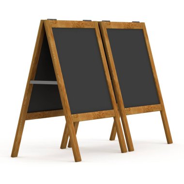 Sandviç kurulu. Siyah menü açık görüntü kırpma yoluyla