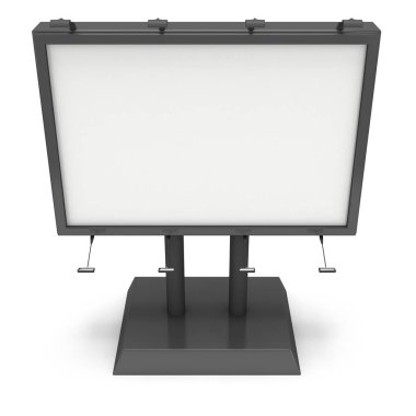 Billboard açık hava reklam afiş için siyah.