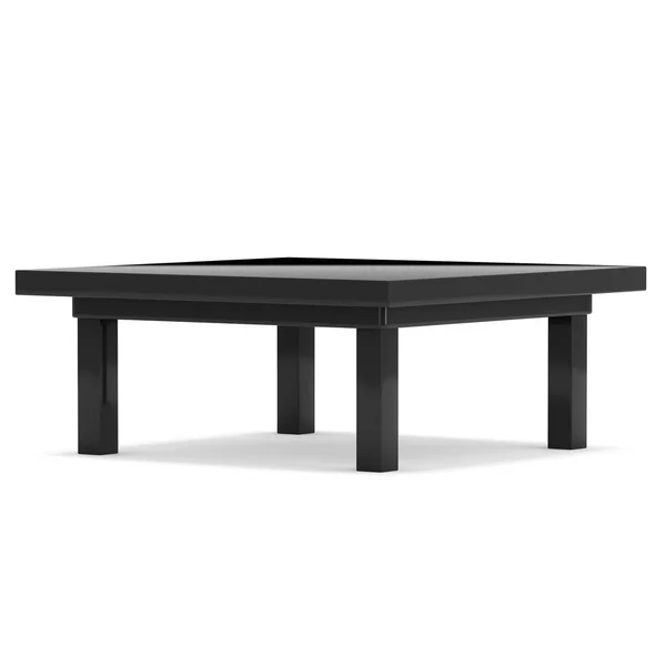 Black Table 3D — Stock Photo, Image