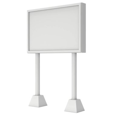 Billboard açık hava reklam afiş için boş.