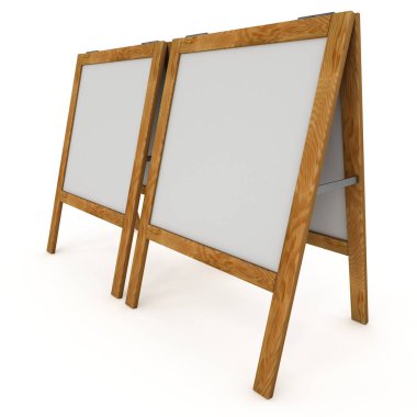 Sandviç kurulu. Boş menü açık görüntü kırpma yoluyla