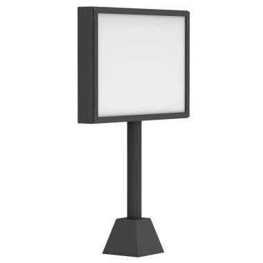 Billboard açık hava reklam afiş için siyah.