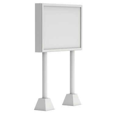 Billboard açık hava reklam afiş için boş.