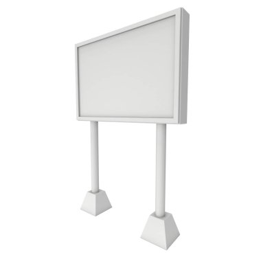 Billboard açık hava reklam afiş için boş.