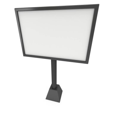 Billboard açık hava reklam afiş için siyah.