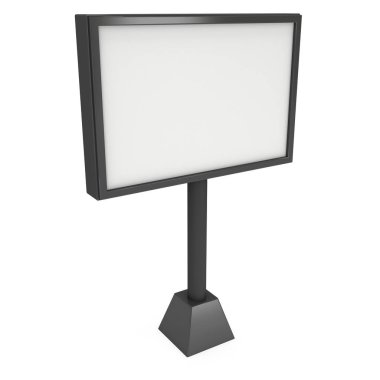 Billboard açık hava reklam afiş için siyah.