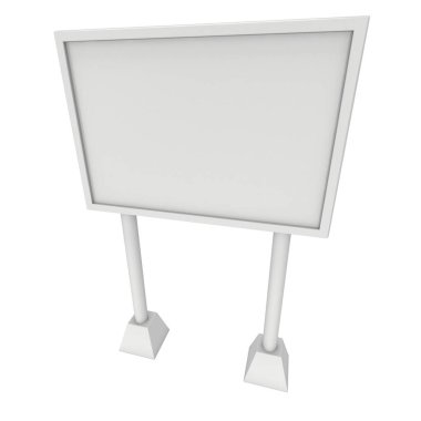 Billboard açık hava reklam afiş için boş.