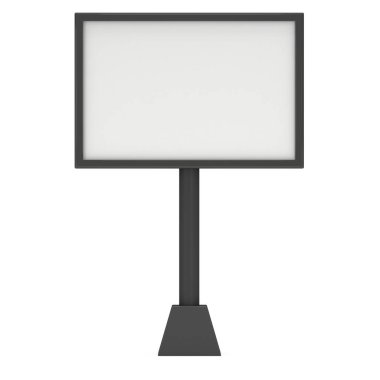 Billboard açık hava reklam afiş için siyah.